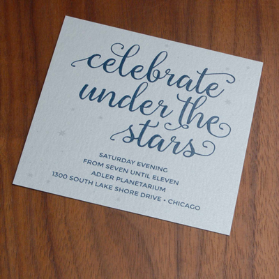 Wish Upon A Star Party Card