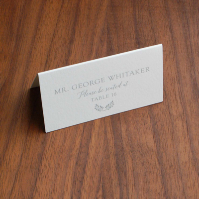 Coronet Place Card