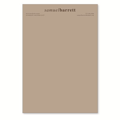 Reveal Stationery Sheet