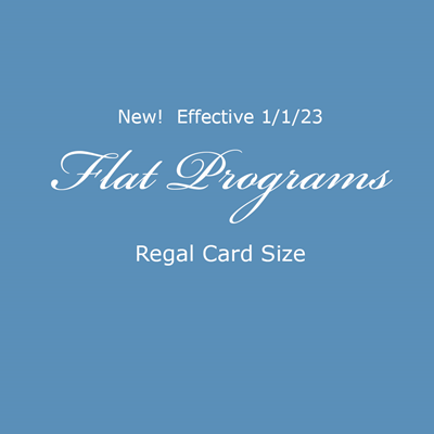 Flat Programs Regal - 2023