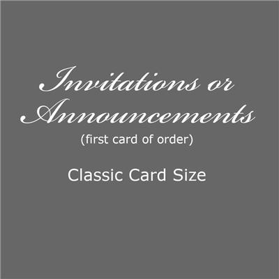 Invitation - Classic